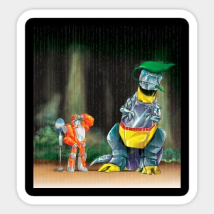 my neighbour the dinobot Sticker